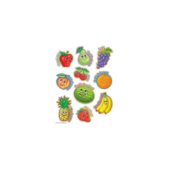 Teacher Created Resources Fruit of the Spirit Accents, 30 Per Pack, 3 Packs