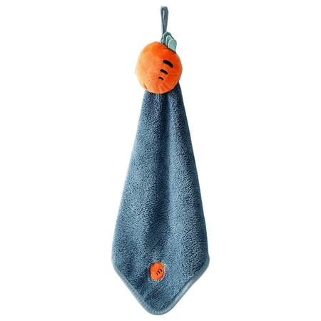 

SEFUONI Hanging Hand Towel Microfiber Cartoon Fruit for Doll Wiping Handkerchief for Home Kitchen Bathroom Wahing Hands Children