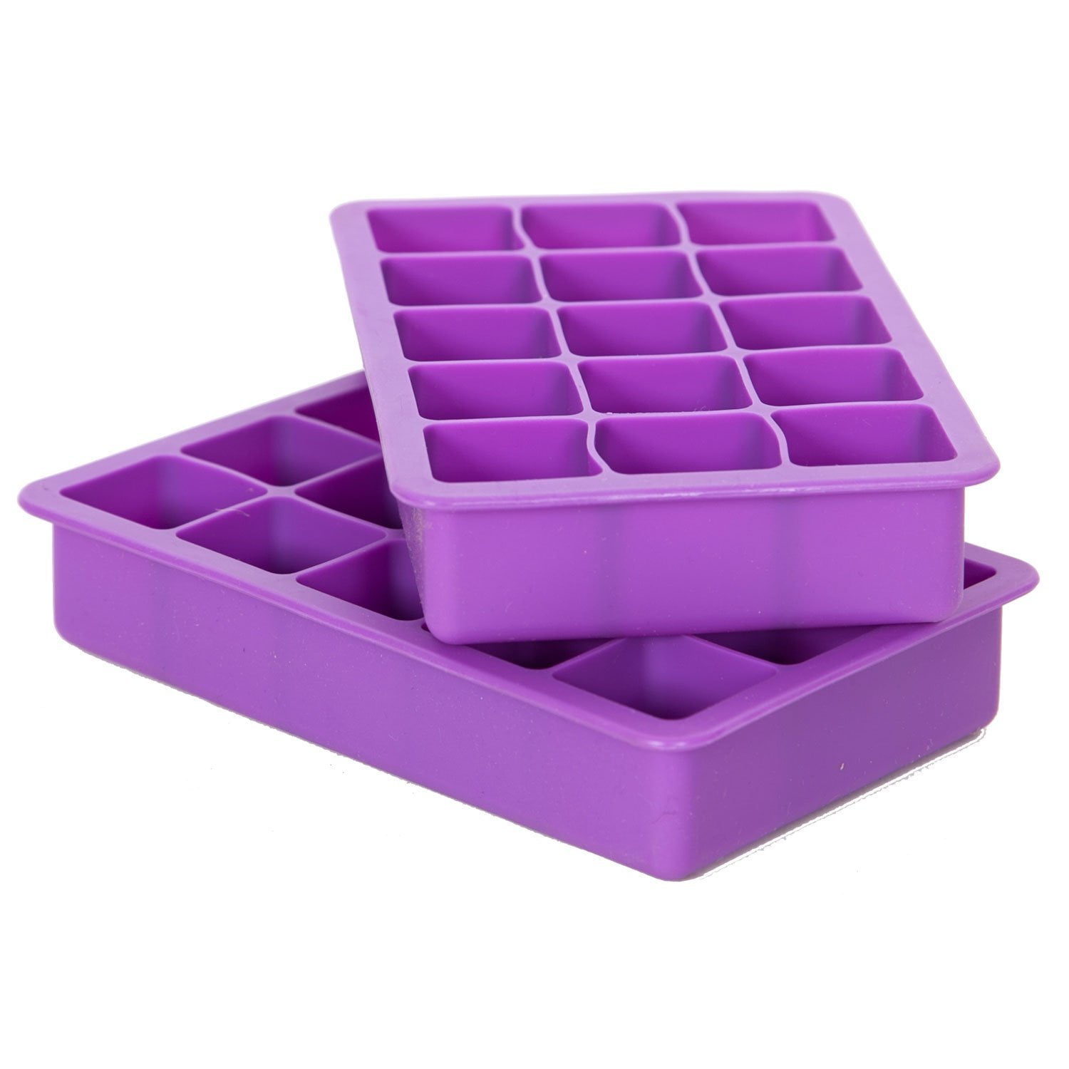 Silicone Ice Cube Tray with 21 Cubes Storing Freezing Baby Food Ice Mould BT