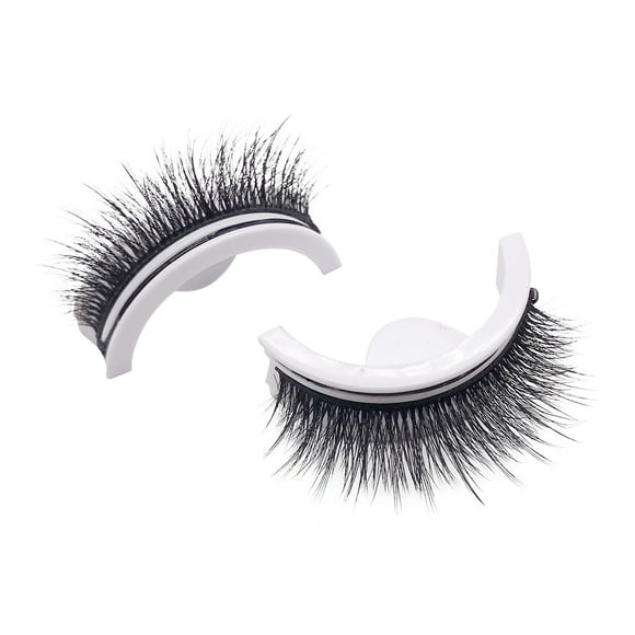 Fiudx Juego de Pestañas Postizas Autoadhesivas Reutilizables, Hechas a Mano con Fibra Sintética, Aspecto Natural y Suave, Ideal para Bodas y Fiestas, Regalo Perfecto para Mujeres.