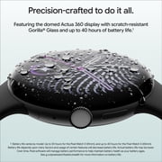Google Pixel Watch 5 (41mm) Wi-Fi - Android Smartwatch with Domed Display, Comprehensive Health and Fitness Tracking, and Help from Gemini - Satin Pyrite Aluminum Case / Olive Active Band (2nd gen)