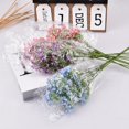 thumbnail image 5 of 10 Pcs Artificial Fake Babys Breath Gypsophila Silk Flowers Bouquet  Home Wedding Party Home Decor, Pink, 5 of 6