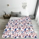 thumbnail image 5 of Fotbe 4th Of July Manta de Franela Acolchonada con Estampado, Súper Suave y Esponjosa, Extra Grande para Sofá, Cama, Uso Todo el Año-80"x60", 5 of 7