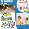 Sehao Fidget Toys Advent Calendar 2023 Car Toys 24Pcs Different Countdown Calendar Toy Multicolor PVC