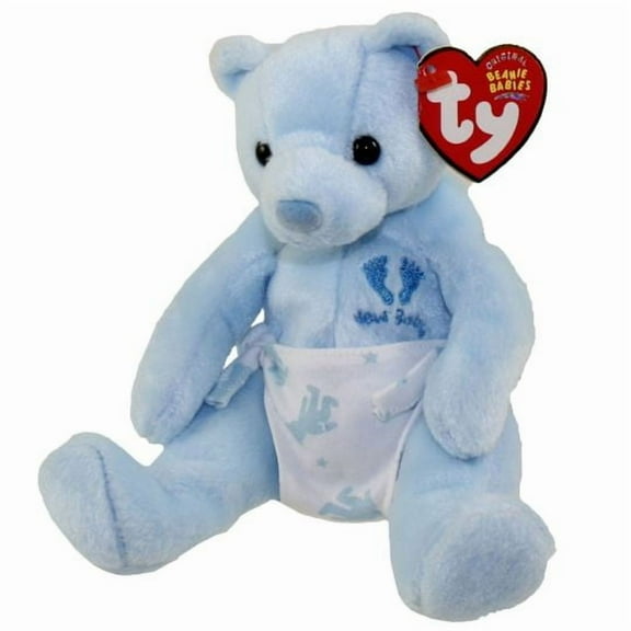 TY Beanie Baby - IT'S A BOY the Bear In a Diapers Plush (BONUS ONE FUN CHOPS)
