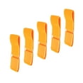 thumbnail image 3 of Juego de 5 bandas elásticas de color naranja brillante para niños y adultos, perfectas para cumpleaños, carnavales, días de campo y diversión al aire libre. Juego de bandas de carrera de 3, 3 of 8