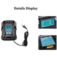 thumbnail image 4 of Dinheiro para Makita DC18RC DC18RA Cargador de iones de litio Cargador de batería de 7,2 V-18 V para batería de repuesto BL1830 BL1430 (cargador 4A) (Tipo 1) WddnAot, 4 of 5