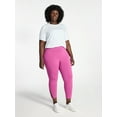 thumbnail image 2 of Terra & Sky Women's Plus Size Capri Ladder Leggings, 22" Inseam, Sizes 0X-5X, 2 of 5