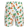 thumbnail image 6 of Kdxio Cute Carrot Pattern Mens Casual Shorts - Drawstring Summer Beach Sports Shorts for Men, 6 of 9