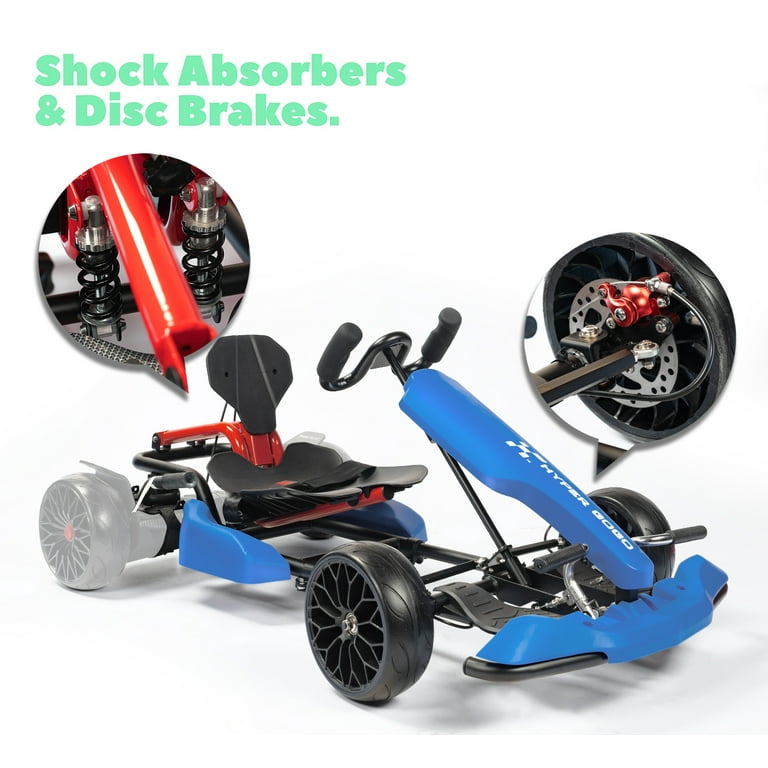 HYPER GOGO GoKart Kit - Hoverboard Attachment - Compatible with All Hover  Boards,Blue