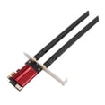 thumbnail image 1 of Adapter Card, 5374Mbps PCIe WiFi 6E Card 2.4G 5G 6G 3 Band  for PC, 1 of 8