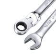 thumbnail image 3 of Unique Bargains 15/32' Flex-Head Ratcheting Combination Wrench SAE 72 Teeth 12 Point Ratchet Box Ended Spanner Tools, 3 of 5
