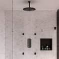 thumbnail image 7 of Black Matte 6" Round Ceiling Shower Arm, 7 of 7