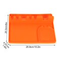 thumbnail image 4 of AMERTEER Spoon Holder Silicone Spatula Storage Rack 6 Slots Hanging Utensil Rest Kitchen Supply  Blue, 4 of 10
