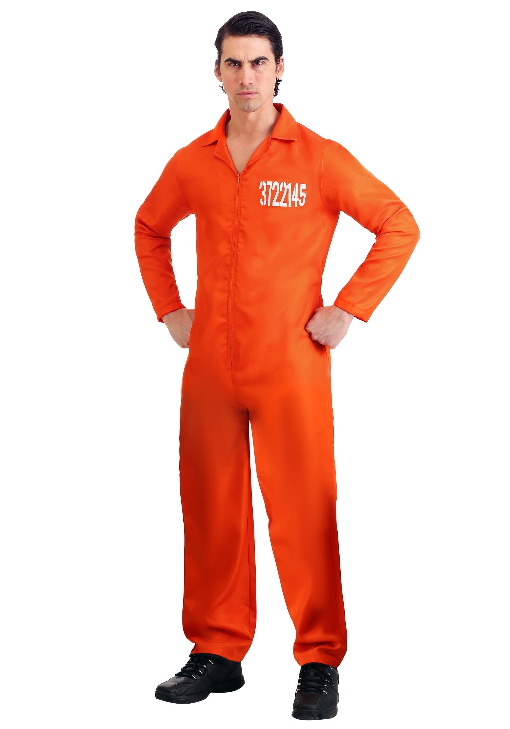 Men's Prison Orange Jumpsuit - Walmart.com