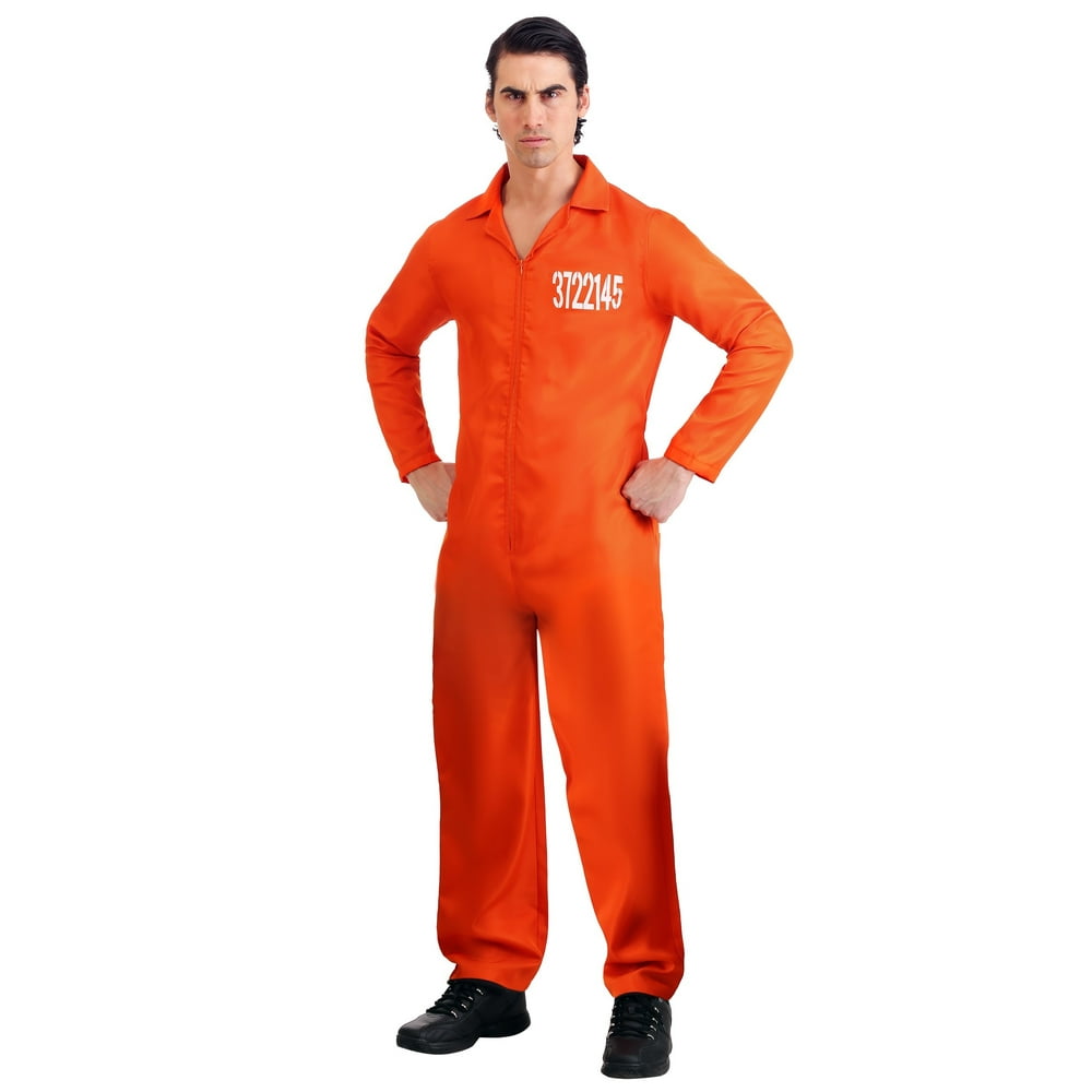 Men's Prison Orange Jumpsuit