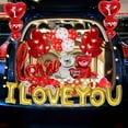 thumbnail image 5 of 1058pcs Balloon Decoration Red Aluminum Helium Balloon Set,40 Inch Love Large Love Bear Artificial Rose Petals，Confession Wedding Proposal Marriage Anniversary Valentine's Day Romantic Party, 5 of 6