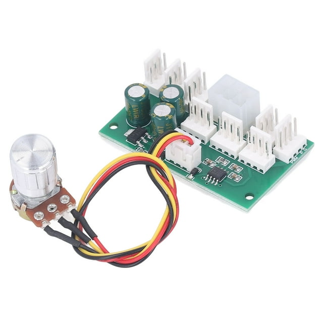 Fan Speed Control Module,Cooling Fan Hub PWM Electronic Component PWM Cooling Fan Hub Next-Gen Design