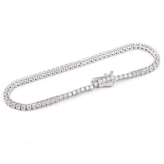 High Quality Jewelry 4mm Wide 7.5 Inches 925 Sterling Silver Hip Hop Chaine