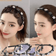 thumbnail image 5 of Diamantes de imitación doble flequillo peinado horquilla diadema accesorios para el cabello, diademas trenzadas con clips diademas giratorias Vhermosa, 5 of 5