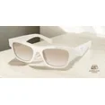 thumbnail image 1 of Pra-da Pra-da PR B09S 26A80M Powder Neutral Gradient Light Grey 54 mm Women's Sunglasses, 1 of 4