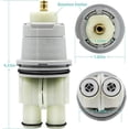 thumbnail image 3 of JINLONG 2-Pack RP46074 Shower Valve Cartridge Assembly for 13/14 Series Single-Handle Faucets, Replacement Monitor, 3 of 6