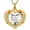 Gold-White, variant on Birthstone Cremation Jewelry Angel Wing Heart Urn Ashes Necklace for Women Wing Heart Urn Pendant Crystal Birthstone Urns for Human Ashes Memorial Locket