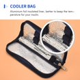 thumbnail image 5 of Insulin Cooler Travel Case Diabetic Medication Organizer Cooler Bag Navy Blue, 5 of 5