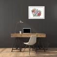 thumbnail image 3 of Arthurs, Diane 24x19 White Modern Wood Framed Museum Art Print Titled - Merry Christmas Wreath, 3 of 4