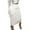 White, variant on Womens Fringe Skirt Women Summer Solid Skirt Womens Skirts Knee Length High Waist Bohemian Bandage Elastic Waist Skirt Pockets A-Line Skirts