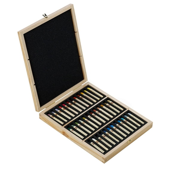 Sennelier Oil Pastel Set, 36-Color Wood Box Set