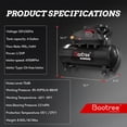 thumbnail image 5 of 4Gallon Portable Air compressor, 0.5HP Motor Oil Free Air Compressor Tank, Max 110PSI Garage Air Compressor for Car Repair, 5 of 7