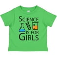 thumbnail image 3 of Inktastic Science is for Girls Girls Toddler T-Shirt, 3 of 5