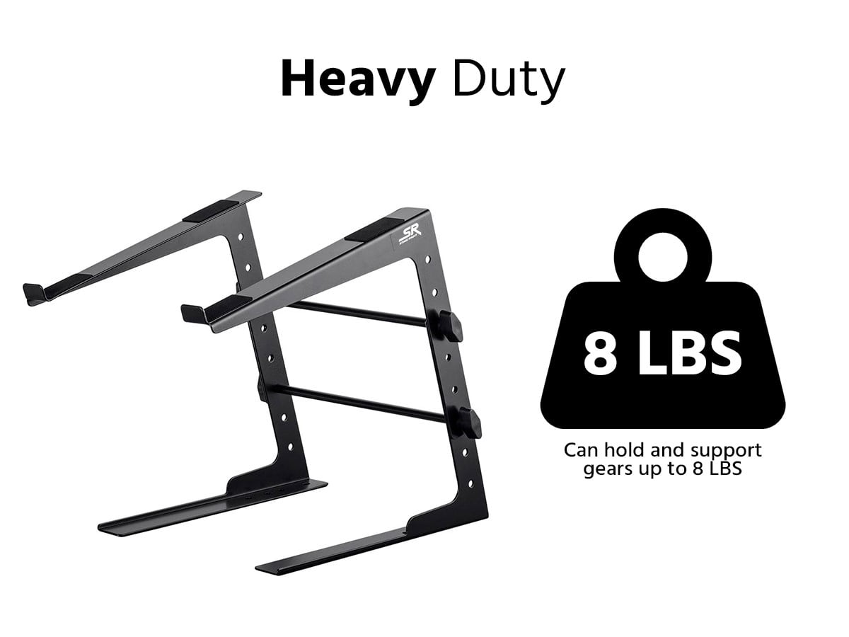 Monoprice Stage Right by Monoprice DJ Laptop Stand with Adjustable Height