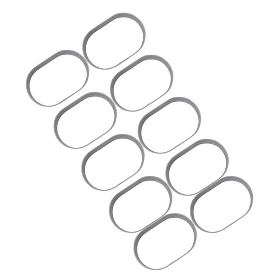 TEHAUX 10pcs Stainless Steel Baking Molds Set for Chocolate Candy Making Kitchen Tools