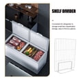 thumbnail image 5 of BESTYASH White Wire Metal Refrigerator Shelf Divider Organizer for Freezer, Closet, Kitchen Storage and Space Saving, 5 of 8