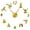 Gold,27inch, variant on Yoga Large Wall Clocks Mirror Effect Living Room DIY Wall Clock Meditation Zen Wall Art Home Decoration Frameless Clock(Gold,27inch)