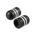 thumbnail image 6 of Motoforti Universal Tire Valve Stem Caps Car Accessories Aluminum Alloy Black 4 Pcs, 6 of 7