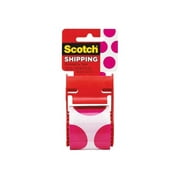 Scotch Shipping 141-PRTD5 - Dispenser with packaging tape - 1.89 in x 42 ft - polka dot
