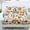 Sunflower and Pumpkin Pattern, variant on HELLHERO Strawberry Axolotl Print 3-Piece Fitted Sheet Set for Kids, 1 Fitted Sheet and 2 Pillowcases, No Flat Sheet Smooth Comfort Fitted Sheets for Bedroom Home Decor