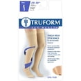 thumbnail image 4 of Truform Compression Stockings For Men And Women, Thigh Length, Dot Top, Closed Toe Beige, Medical Support Hose Unisex Adulto, Peque&ntilde;o Truform NA, 4 of 8