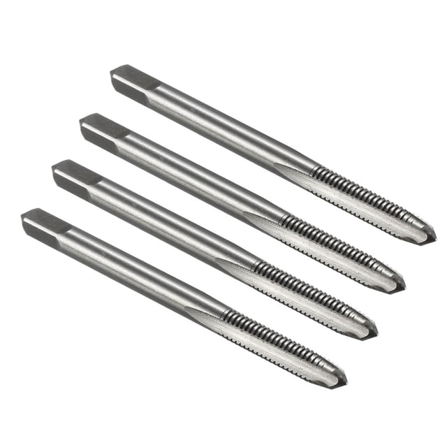 Unique Bargains 4 Packs M4 x 0.7 H2 High Speed Steel Straight Flutes Metric Machine Screw Thread Taps