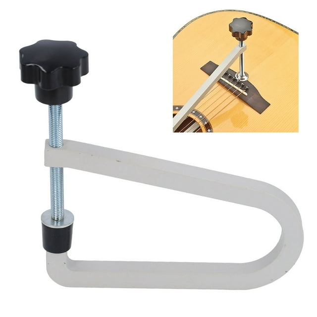 Abrazadera De Puente De Garganta Profunda Para Guitarra Acústica De Acero Fundido, Herramienta De Reparación De Abrazadera En U Para Mantenimiento De Guitarra