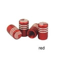 thumbnail image 4 of Thinsony 4 Pieces Car Tire Valve Stems Caps Flag Pattern Rim Sleeve Dustproof Cover Repair Parts for Bicycle Vehicle Motorcycle Red 1Set, 4 of 6