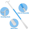 thumbnail image 3 of 35.5 Inch Adjustable Long-Handled Dressing Helper: Multi-Functional Tool for Shoes, Socks, Shirts & Pants – Elderly-Friendly Shoe Horn and Daily Dressing Assistance Aid to Simplify Getting Dressed, 3 of 6