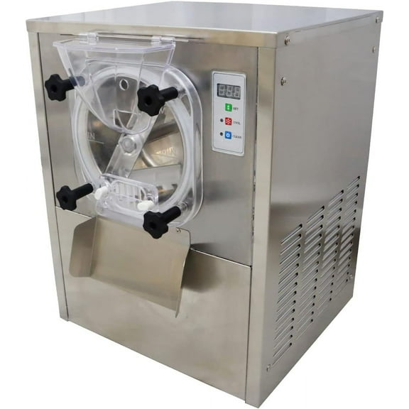 Commerical Hard Ice Cream Machine Gelato Freezer Stainless Steel for Bars Coffee Shop Countertop