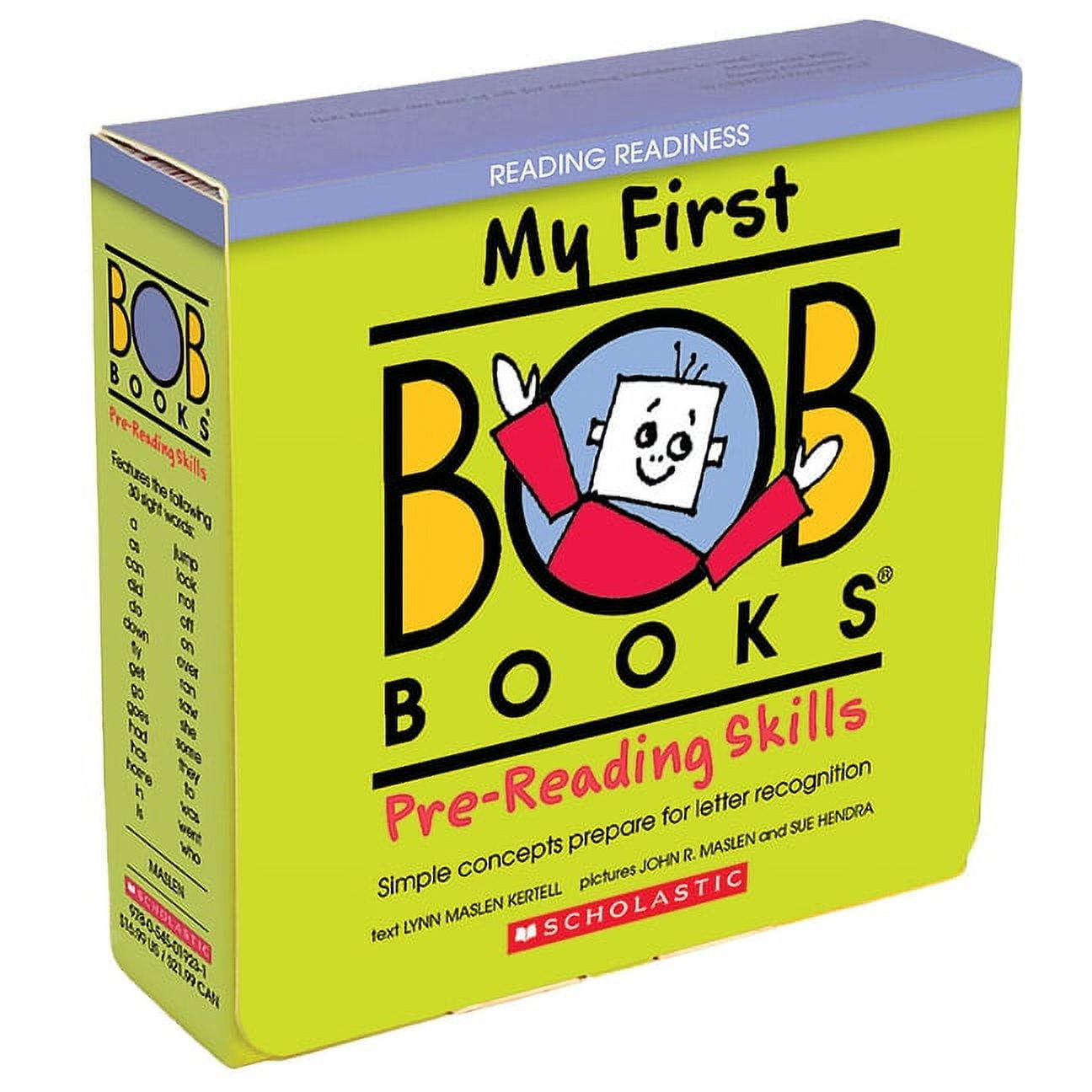 Bob Books My First Bob Books - Pre-Reading Skills Box Set of 12 Paperbacks Decodable Phonics, Ages 3 and Up, Pre-K (Reading Readin, (Paperback)