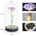 thumbnail image 6 of Birthday Gifts for Women,Mothers Day Flowers Gifts for Mom,Wife,Grandma,Rose Mom Gifts for Her,Light Up Rose Flowers in Glass Dome,Colorful Blue Flower Rose Presents for Mom,Anniversary,Valentines, 6 of 15