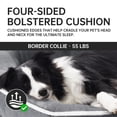 thumbnail image 2 of Ophanie Gray Luxury Sofa-Style Pet Orthopedic Bed for Large and Medium Dogs – Removable Machine-Washable Plush Cover, 4-Sided Bolster, Non-Slip Bottom, Size 41"x27"x7", 2 of 7