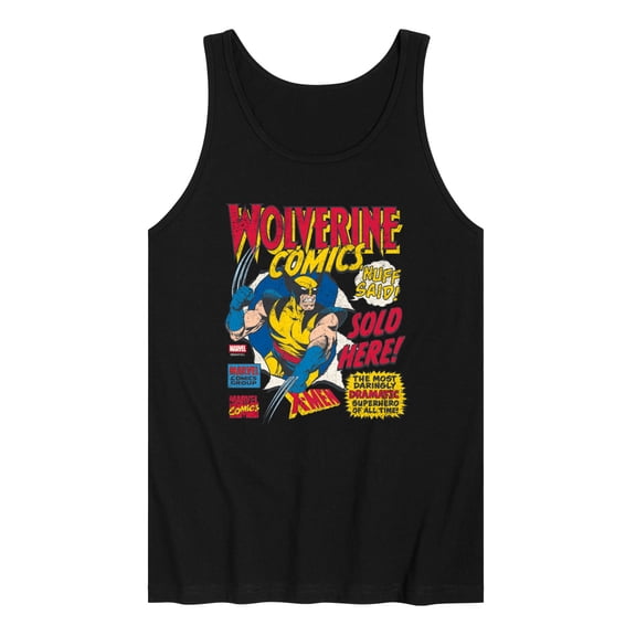 Marvel - Wolverine Comics Ad - Men's Sleeveless Graphic Tank